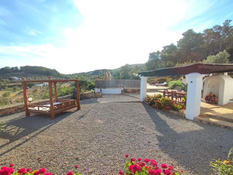 Casa Can Lluc Con Piscina, Jardin Y Vista Al Campo سانت ميكيل ذي بالان المظهر الخارجي الصورة