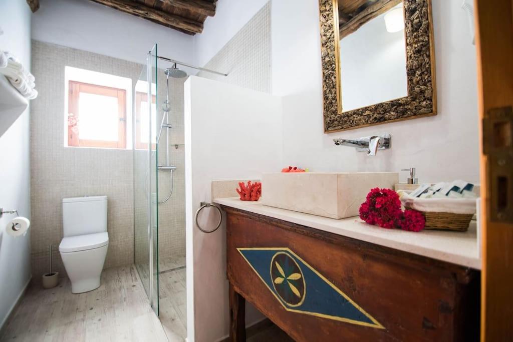 Casa Can Lluc Con Piscina, Jardin Y Vista Al Campo سانت ميكيل ذي بالان المظهر الخارجي الصورة
