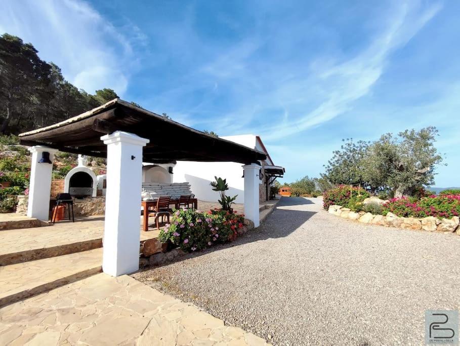 Casa Can Lluc Con Piscina, Jardin Y Vista Al Campo سانت ميكيل ذي بالان المظهر الخارجي الصورة