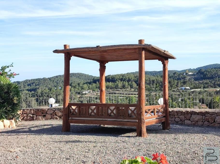 Casa Can Lluc Con Piscina, Jardin Y Vista Al Campo سانت ميكيل ذي بالان المظهر الخارجي الصورة