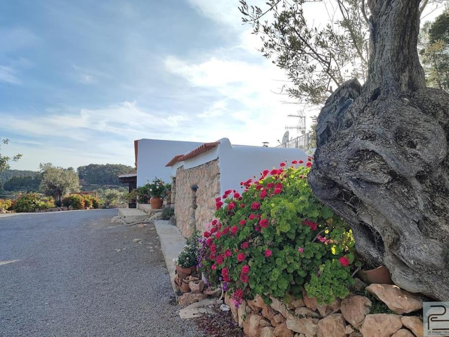 Casa Can Lluc Con Piscina, Jardin Y Vista Al Campo سانت ميكيل ذي بالان المظهر الخارجي الصورة