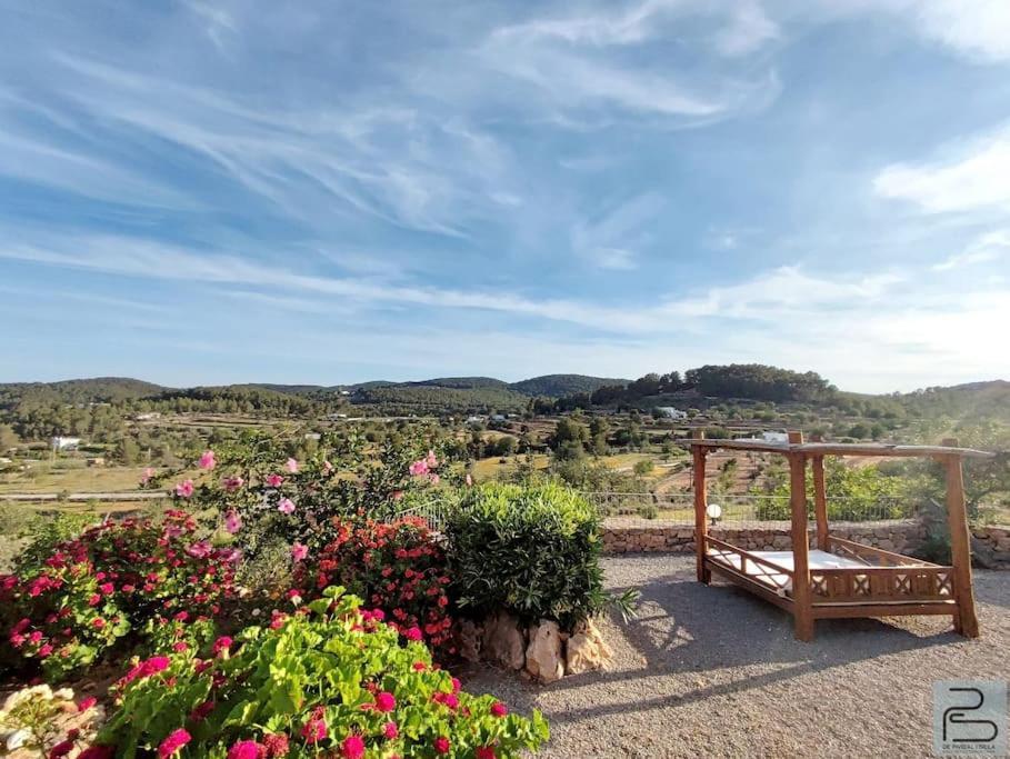 Casa Can Lluc Con Piscina, Jardin Y Vista Al Campo سانت ميكيل ذي بالان المظهر الخارجي الصورة