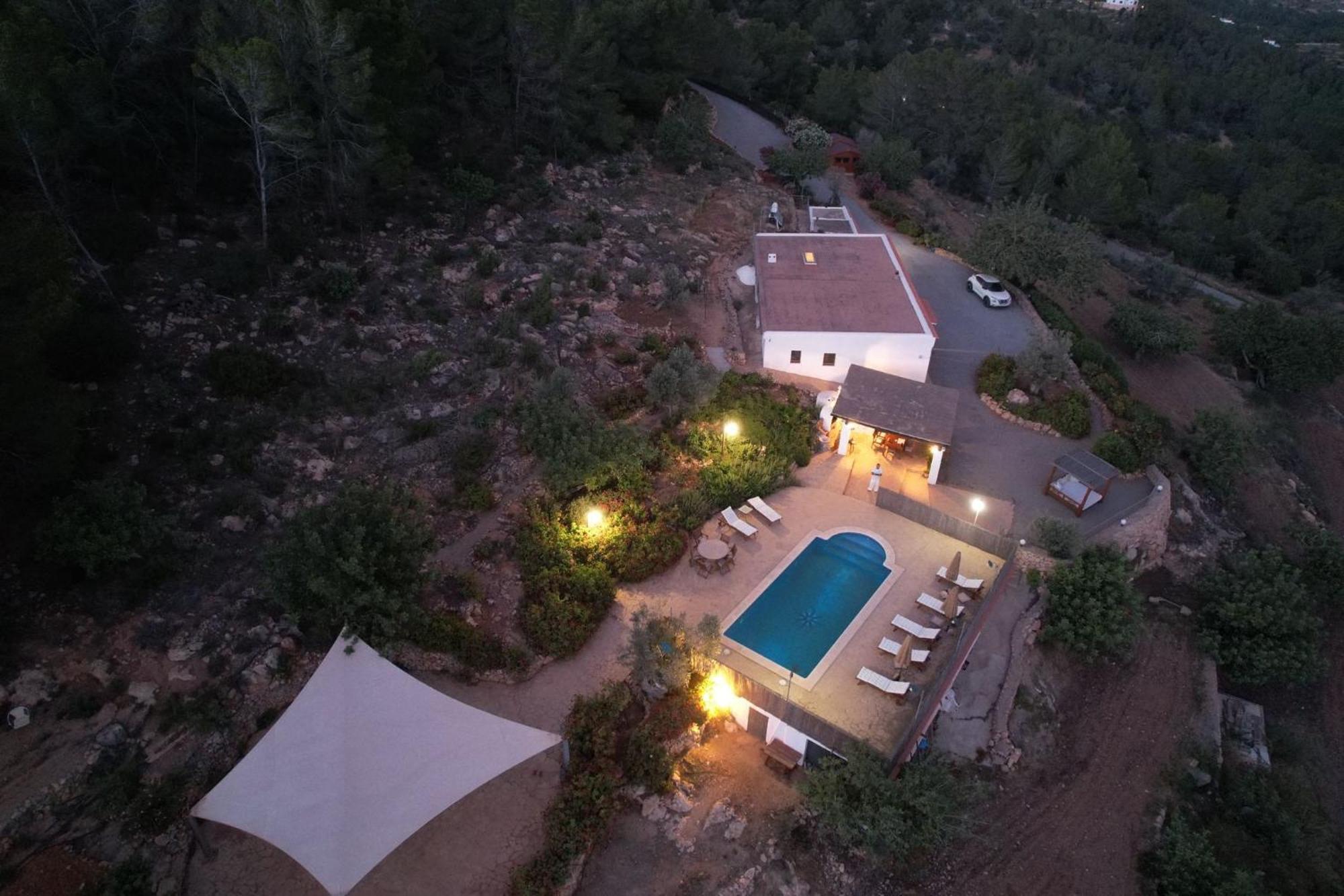 Casa Can Lluc Con Piscina, Jardin Y Vista Al Campo سانت ميكيل ذي بالان المظهر الخارجي الصورة