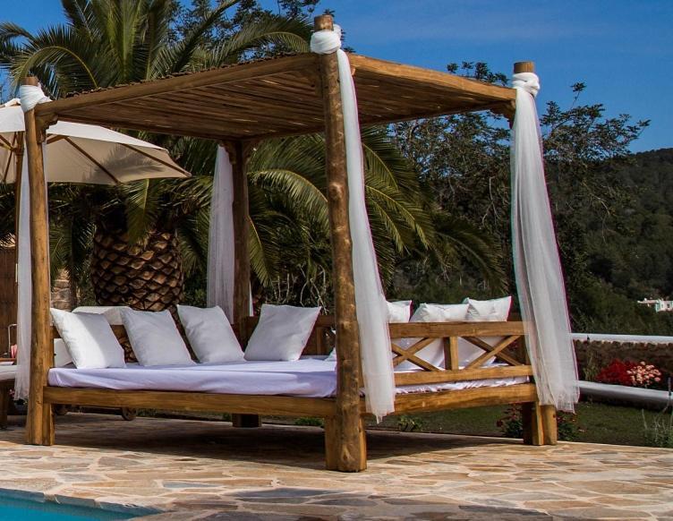 Casa Can Lluc Con Piscina, Jardin Y Vista Al Campo سانت ميكيل ذي بالان المظهر الخارجي الصورة