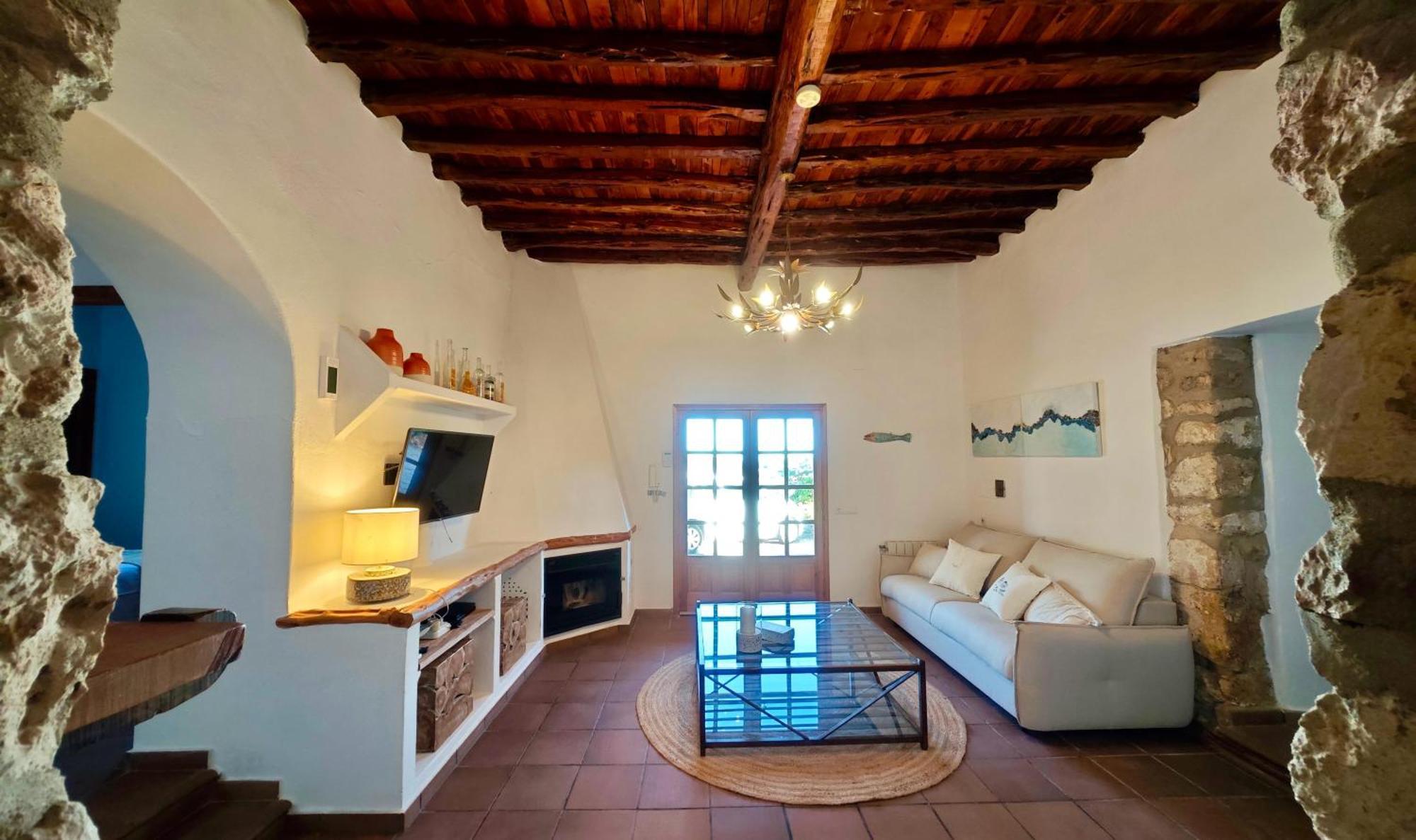 Casa Can Lluc Con Piscina, Jardin Y Vista Al Campo سانت ميكيل ذي بالان المظهر الخارجي الصورة