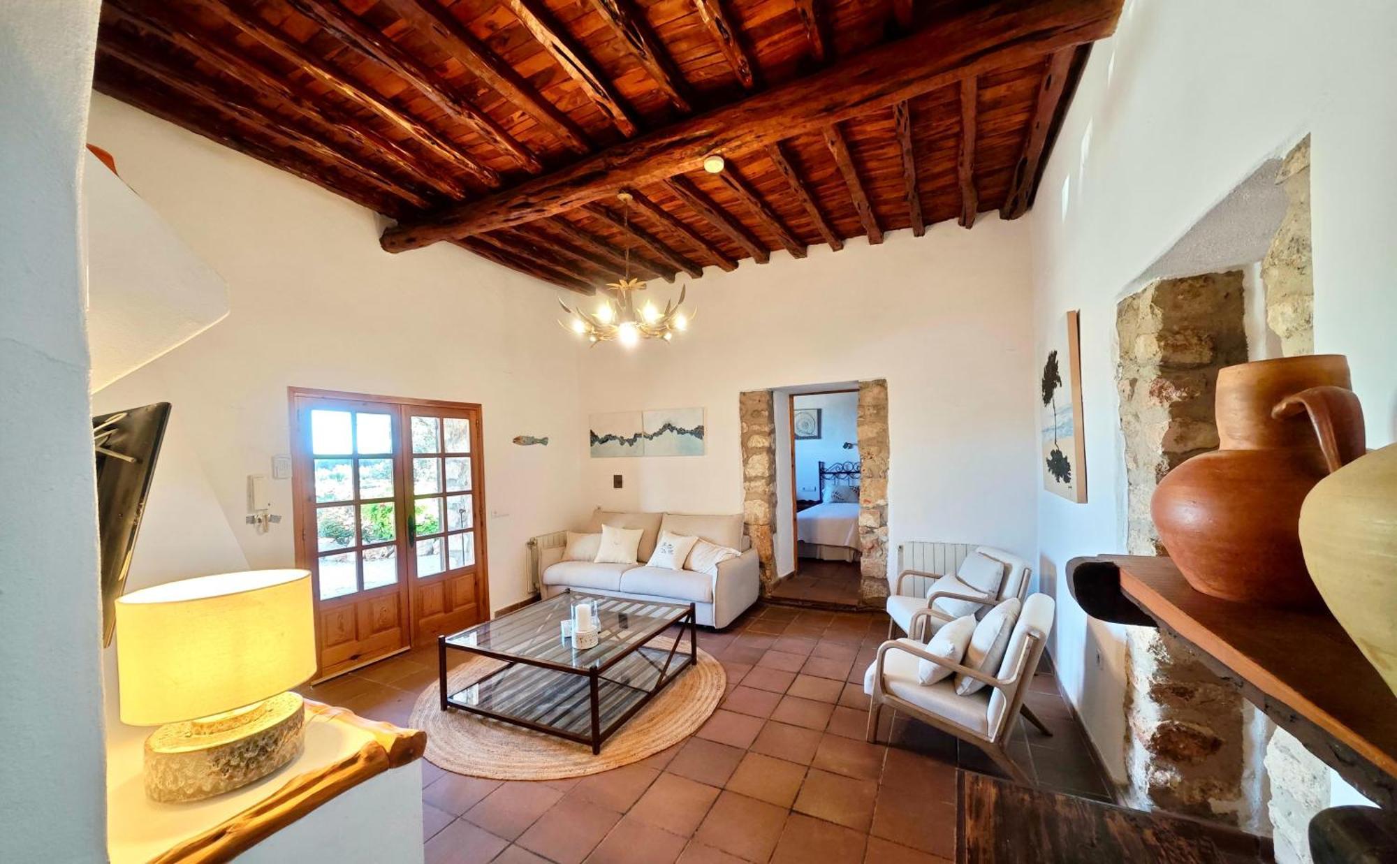 Casa Can Lluc Con Piscina, Jardin Y Vista Al Campo سانت ميكيل ذي بالان المظهر الخارجي الصورة