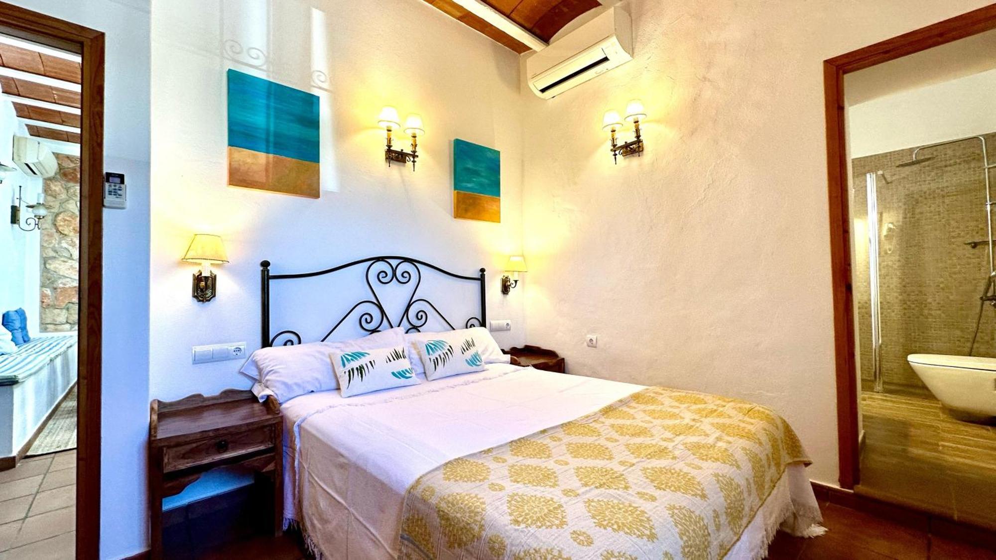 Casa Can Lluc Con Piscina, Jardin Y Vista Al Campo سانت ميكيل ذي بالان المظهر الخارجي الصورة