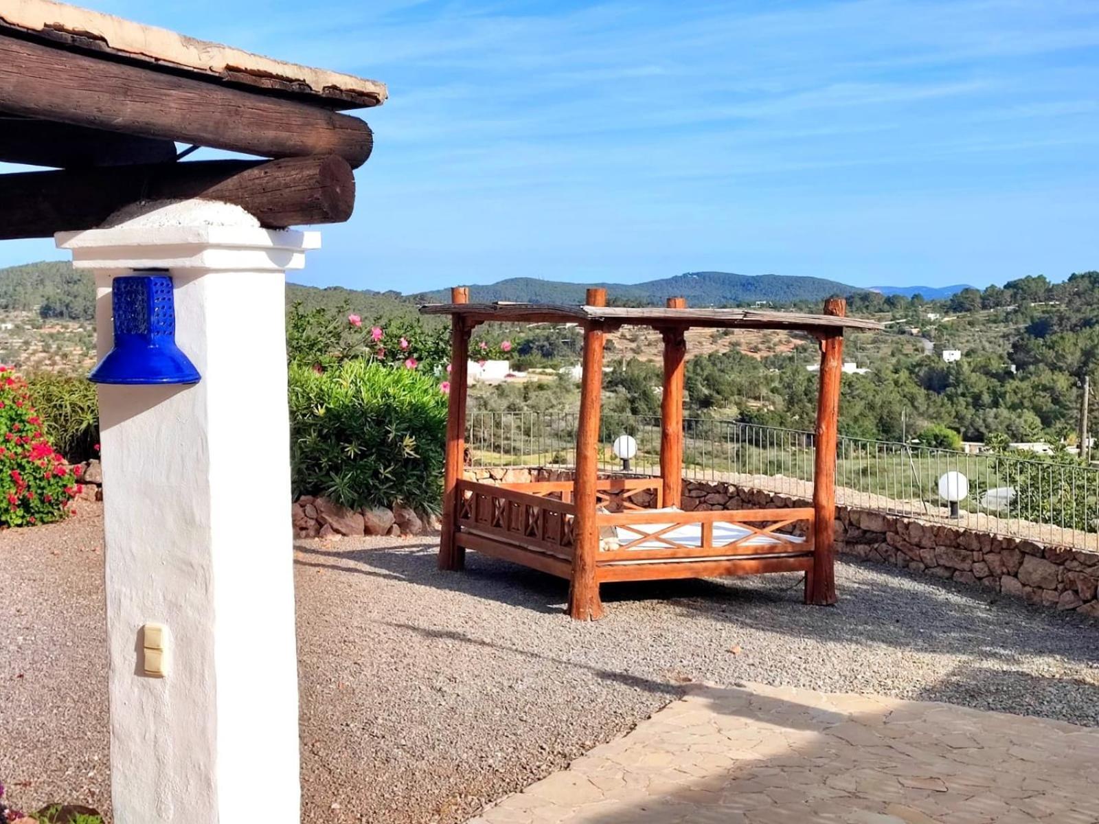 Casa Can Lluc Con Piscina, Jardin Y Vista Al Campo سانت ميكيل ذي بالان المظهر الخارجي الصورة