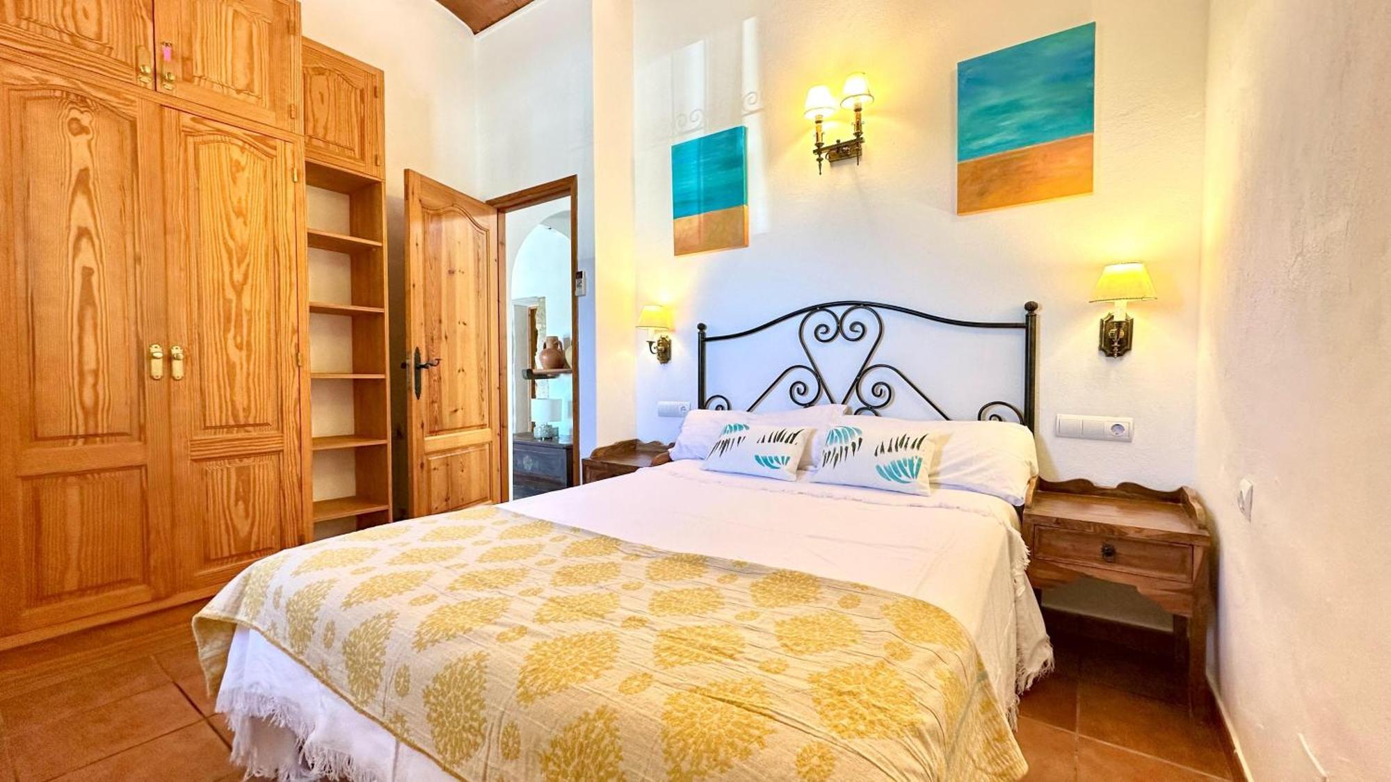 Casa Can Lluc Con Piscina, Jardin Y Vista Al Campo سانت ميكيل ذي بالان المظهر الخارجي الصورة